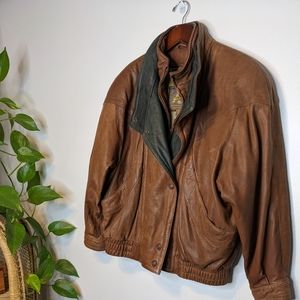 adventure bound thinsulate leather jacket